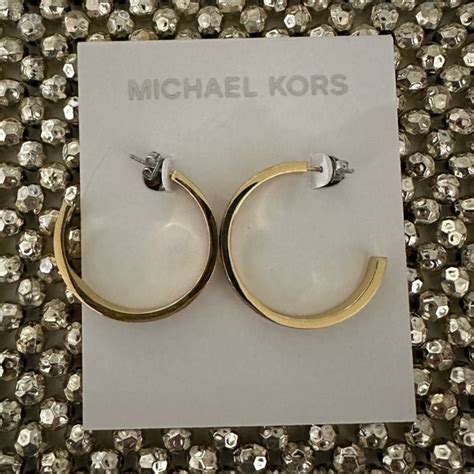 michael kors earring men|michael kors hoop earrings sale.